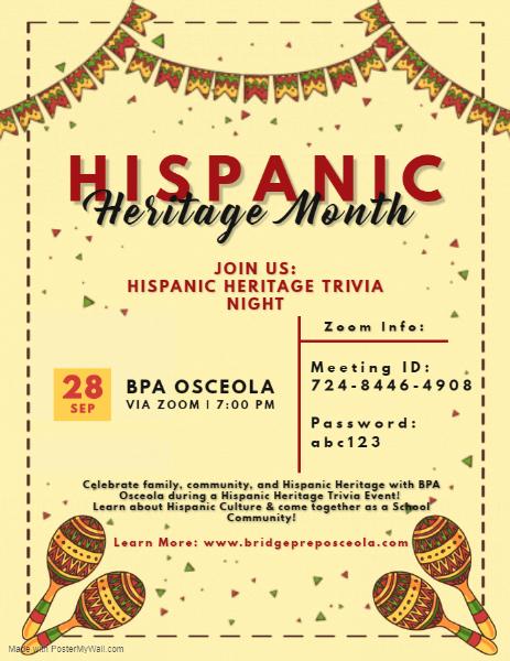 Hispanic Heritage Trivia Night